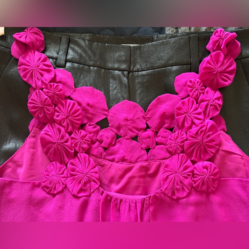 Silk floral dress